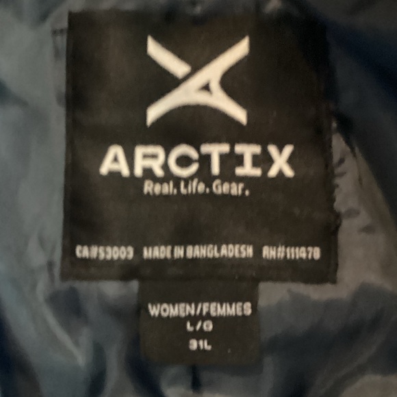 SIZE LARGE, Arctix Women's Navy Blue Snow Pants, Bottoms - Picture 4 of 11